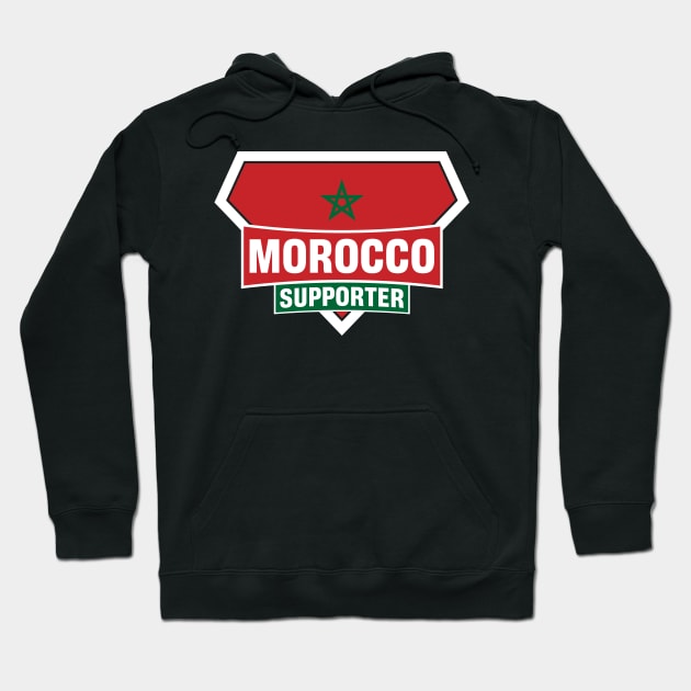 Morocco Super Flag Supporter Hoodie by ASUPERSTORE